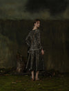 Mutedance 25 Autumn/Winter Round Neck Top Skirt Plant Dye Highly Handmade MD-MD25FW70-dark green (MD25FW65)